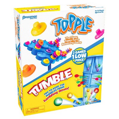Topple Und Tumble 2-in-1 Brettspiele Balancierkugelspiel Pressman Goliath Neu