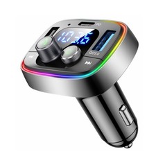 USB-C Bluetooth 5.4 Car FM Transmitter Adapter with 48W Fast Charging