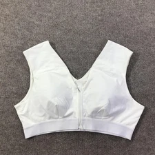 Tommie Copper Sports Bra Womens 3XL Zip Front Activewear Shoulder Support Gym