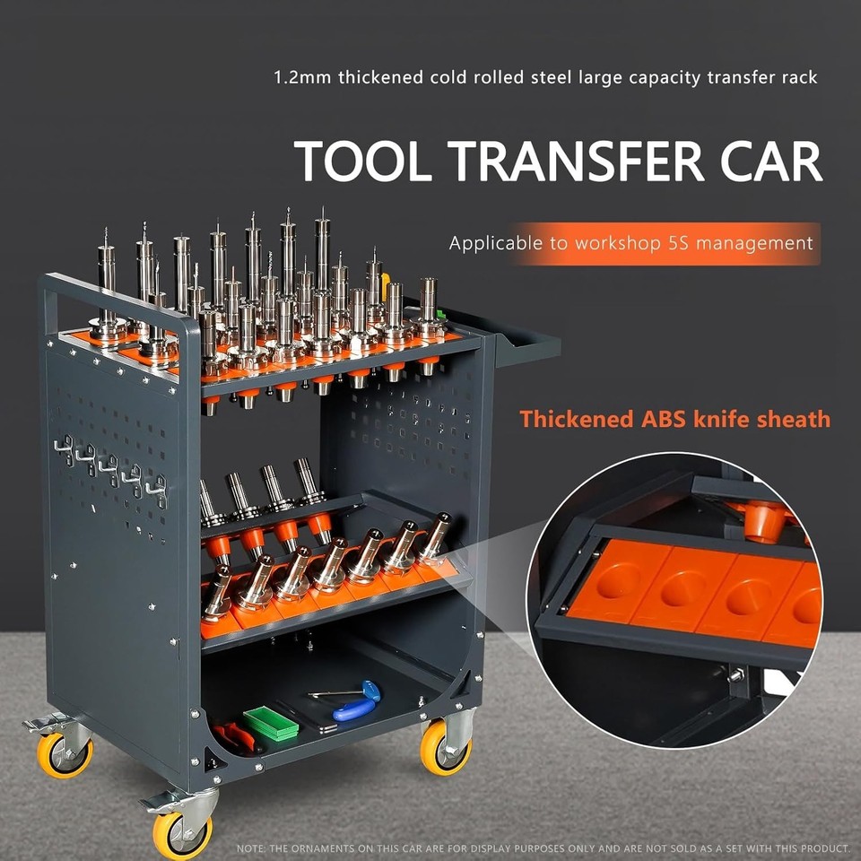 High Standard CNC Tool Holder Rack, Milling Machine Collet Chuck Pull ...