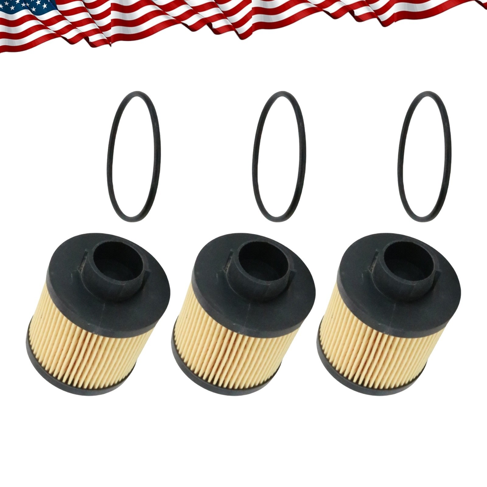3X For Lamborghini Gallardo Spyder Coupe Superleggera SE Base Nera Oil Filter US