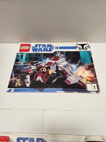 LEGO Star Wars Republic Attack Shuttle 8019 99.9% Complete w/Box & Minifigures