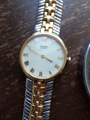 VTG Seiko Quartz Men's Watch (Spares Or Repair) 7N00-F070 Japan 30mm Gold Plated