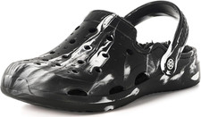 Mens Womens Lined Garden Clogs Unisex Fur Lining Gardening Slip on Sandals Winte