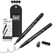 4 Micro Fine Liner Drawing Art Pens XS-L Sizes Waterproof Archival Ink Set