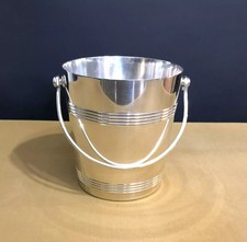 seau à glace / glaçons CHRISTOFLE modèle BIARRITZ métal argenté Service Table