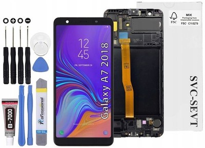 Original HD Für Samsung Galaxy A7 2018 A750 Bildschirm LCD Display Rahmen