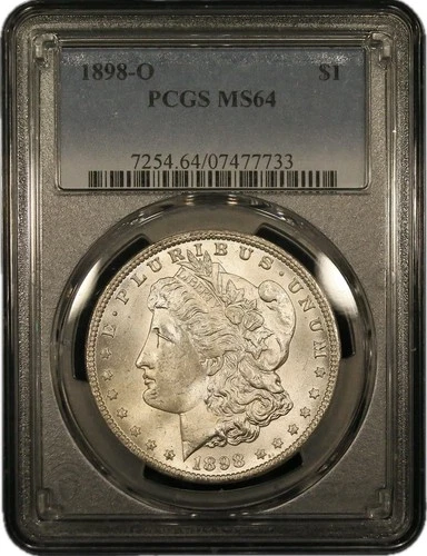 1898-O Morgan Silver Dollar Coin PCGS MS 64 ** Very Nice - C11