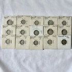 Lot of 15 - 90% Silver Circulated Roosevelt Dimes Misc. Dates 1946-1960