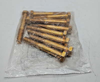 Hard-to-Find Fastener Grade 8 Hex Cap Coarse Bolts 1/2-13 x 3-1/2 10-Pack