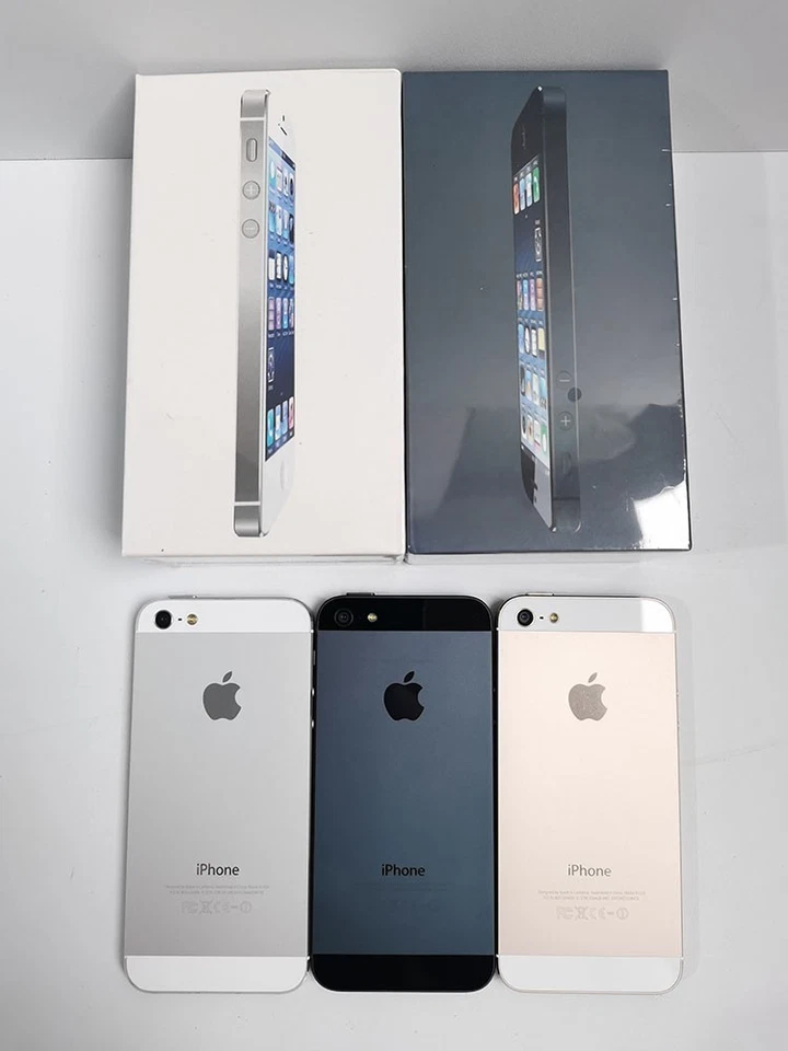 Apple iPhone 5 - Desbloqueado 16GB / 32GB - iOS 10 - Dorado/Negro/Plateado Con Caja Foto 2 de 4