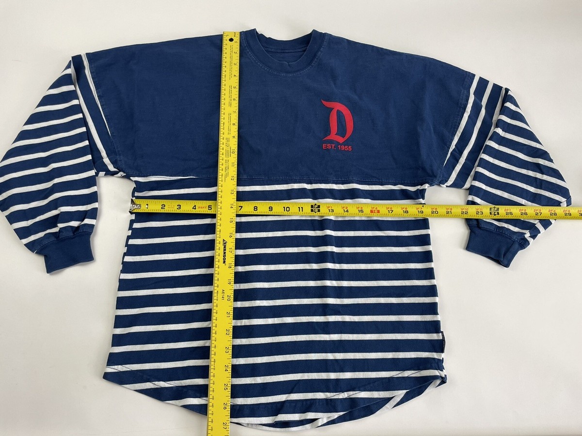 ディズニーランド スピリットジャージー made in the USA Disneyland Spirit Jersey Red White Blue Spell Out Adult XS