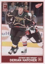 2003-04 Pacific Exhibit #53 Derian Hatcher
