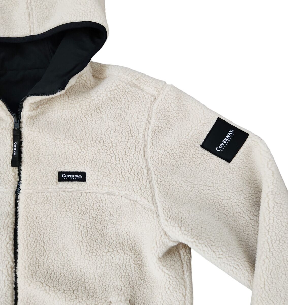 【COVERNAT】W SHEARLING ZIP-UP JACKET Rare Thermore X Covernat Unisex Sherpa Reversible Japan