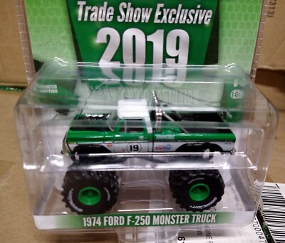 no.0214 カーキのアベンチュリンとラフなシトリン GREENLIGHT 1974 ford f-250 Kings Of Crunch monster jam Toy Fair