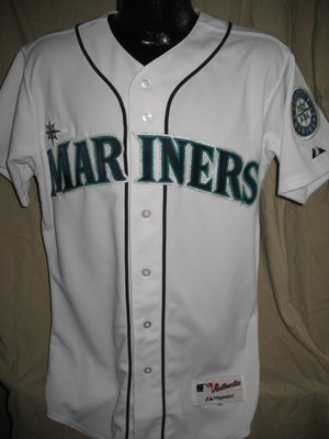 white mariners jersey