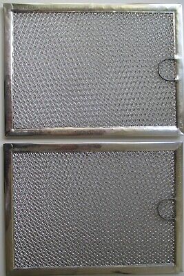 2 Microwave Grease Filters For GE WG02F00523 1466841 4393691-5 7/8 X 13 3/8in 