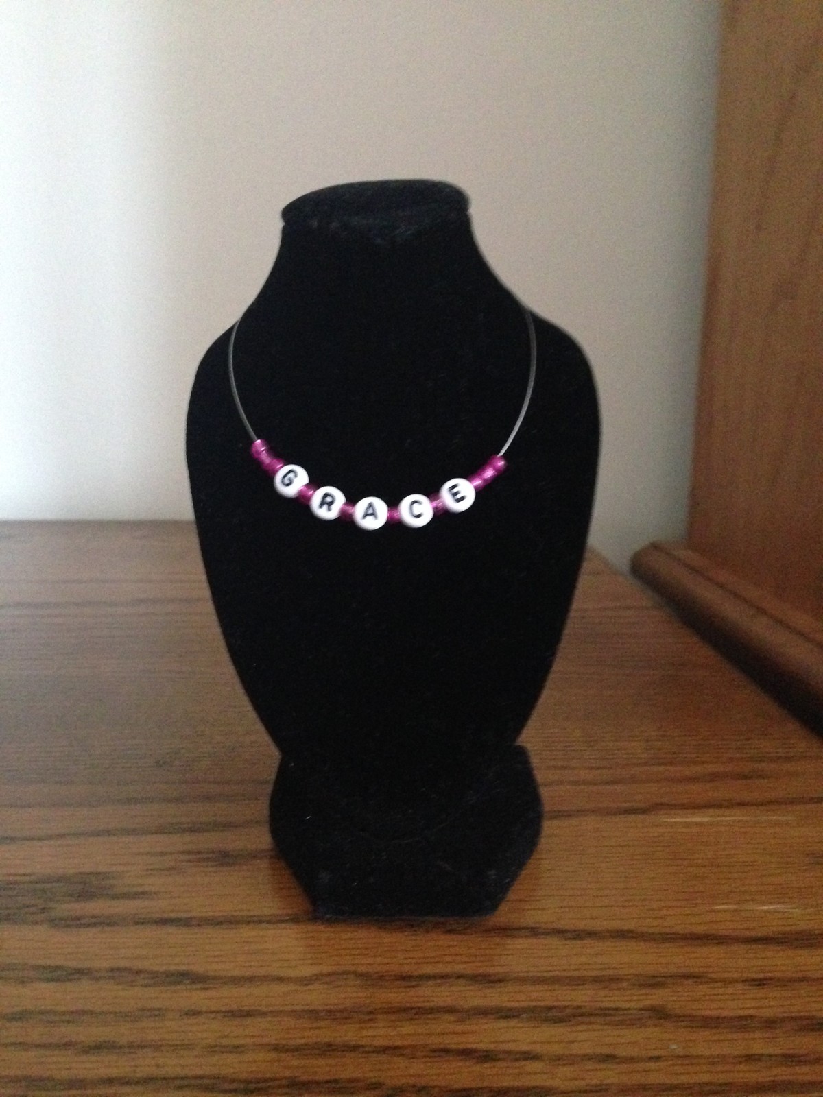 "GRACE " PERSONALIZED NECKLACE FOR AMERICAN GIRL DOLL -    