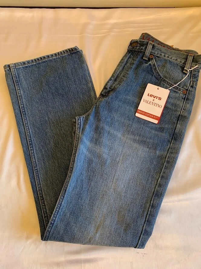 VALENTINO X LEVI'S COLLABORATION 1969 RE-EDITION 517 SUPER RARE JEANS Sz 30 NWT