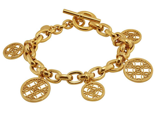 MICHAEL KORS Gold Toggle Chain Bracelet 