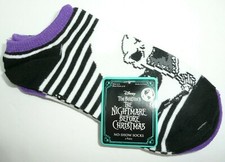2 Nightmare Before Christmas Ankle Socks Women's No Shows Halloween Jack Fright