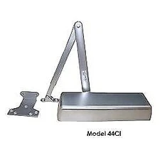 International Door Closer 44CI-P AL, Fully Adjustable Aluminum Finish