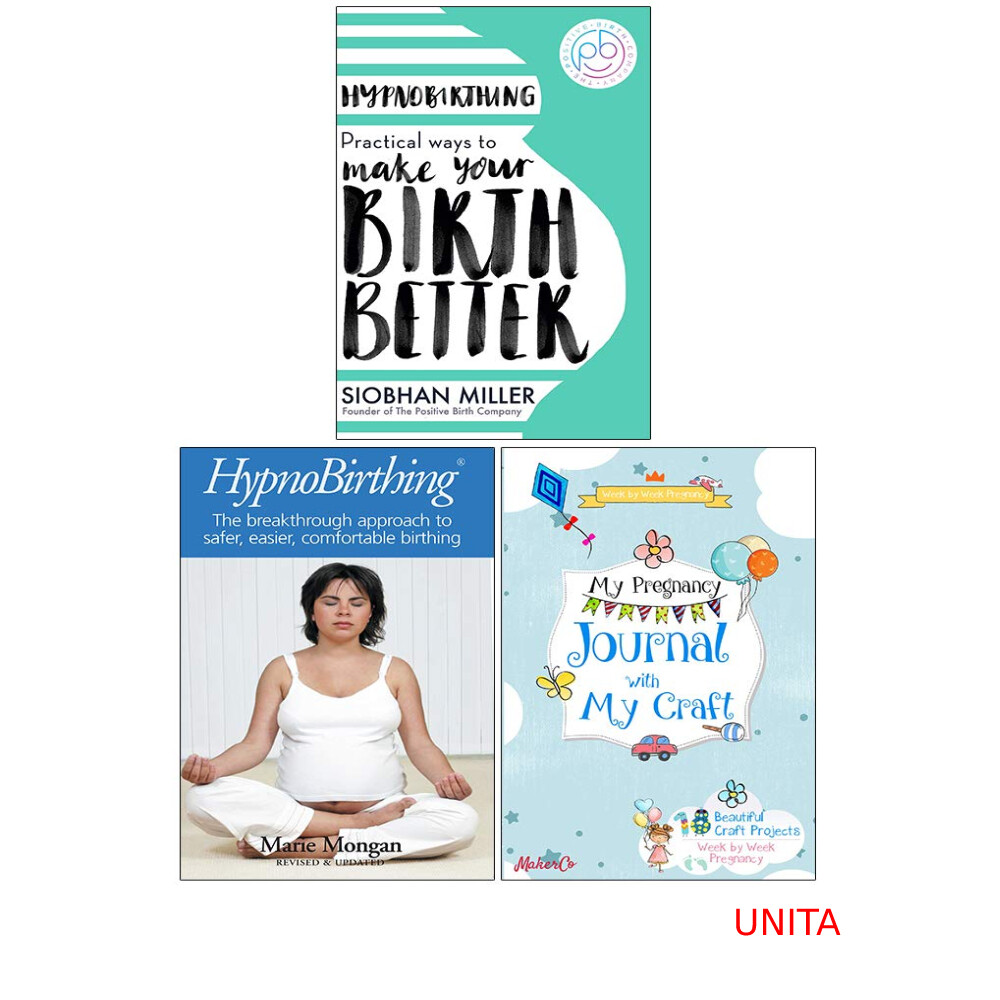 My Pregnancy Journal with My Craft, Hypnobirthing 3 Books Collection Set PB NEW