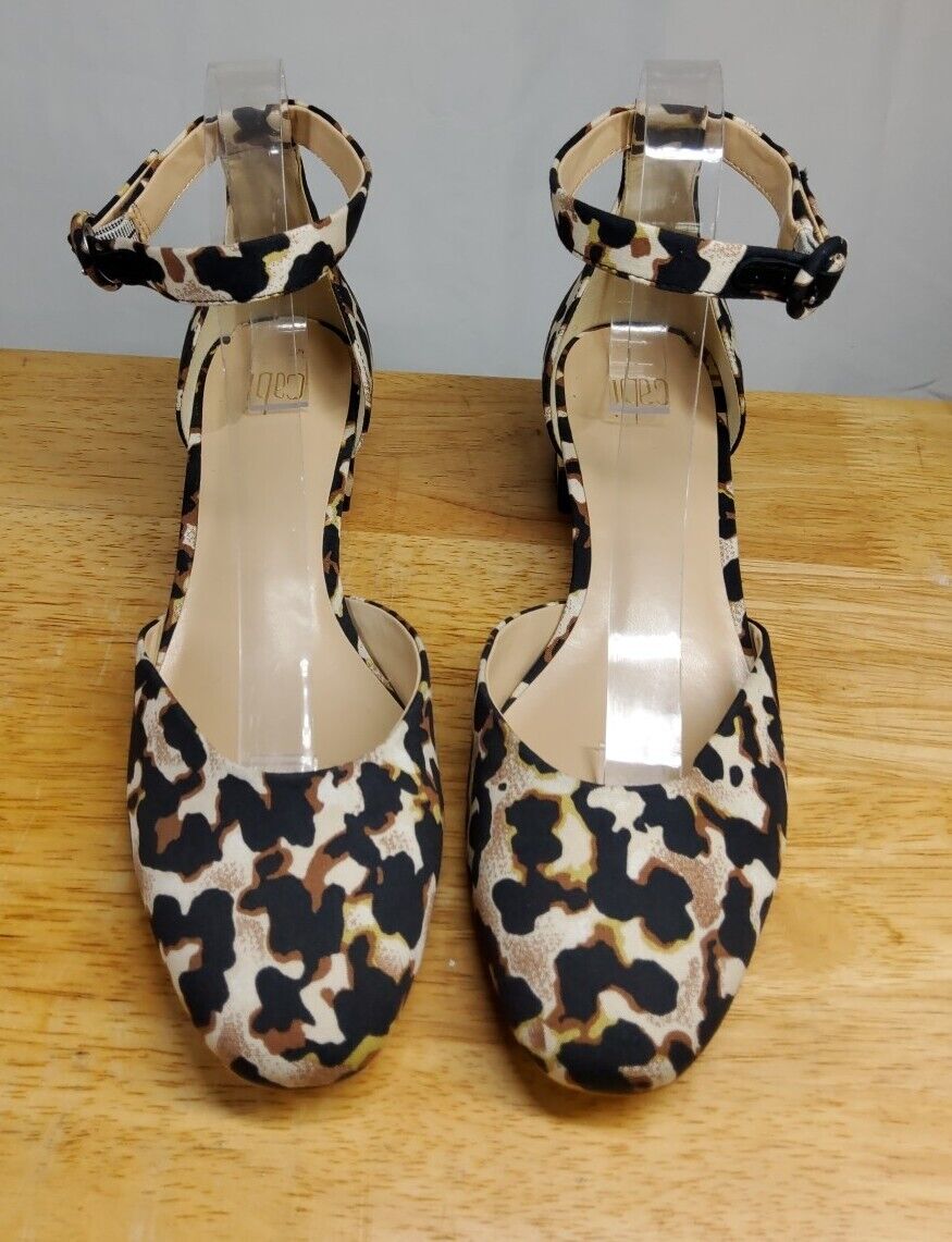Cabi Womens Kiki Ankle Strap Leopard Canvas Shoes… - image 2