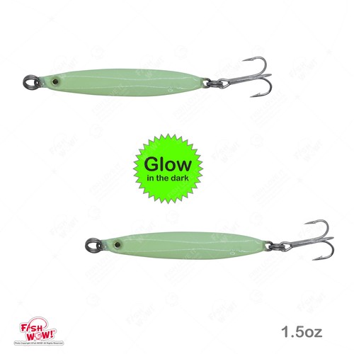 2pcs Glow 1.5oz Colt Sniper jig 42g Fishing Vertical 3561D-DT MUSTAD Hook NEW - 第 1/8 張圖片