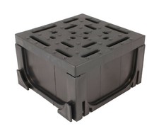 Four-Way Connector for Black Plastic Drain UA-100 Series