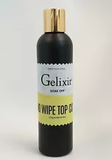 Gelixir No-wipe Top Coat Gel Refill 8 oz New Product 2024