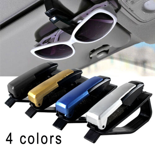 Car Interior Sun Visor Eye Glasses Sunglasses Card Pen Clip Holder Accessories - Picture 1 of 9