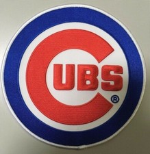 Chicago Cubs patch logo iron-on or sew on patch baseball Jersey patch 7" dia.