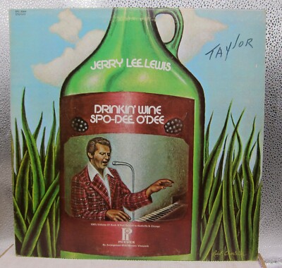 Jerry Lee Lewis - Drinkin' Wine Spo-Dee O'Dee - Pickwick  1973