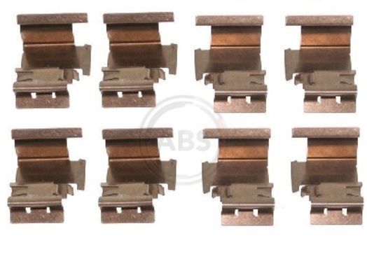 A.B.S. 1298Q ZubehöRsatz, Scheibenbremsbelag FüR Alfa Romeo Audi CitroËN-image