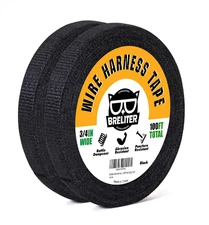 Wire Harness Tape 2Pack High Temp Wiring Harness Self-Adhesive Auto Electrical