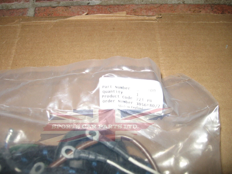 Nuevo arnés de cableado cubierto de tela Austin Healey Sprite 1958-1961 Bugeye Frogeye  Foto 3 de 3