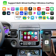 For Touareg 8'' Screen Wireless CarPlay Android Auto Retrofit Kit Decoder