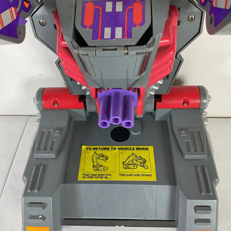 Bot de voz Toy Biz 1993 de colección 2 en 1 vehículo transformador robot activado por voz Foto 4 de 4
