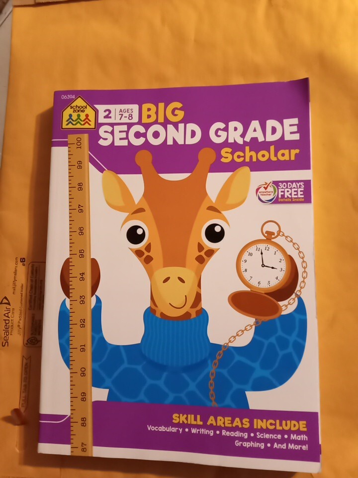 School Zone: Big Second Grade Scholar Reading Writing Science Math