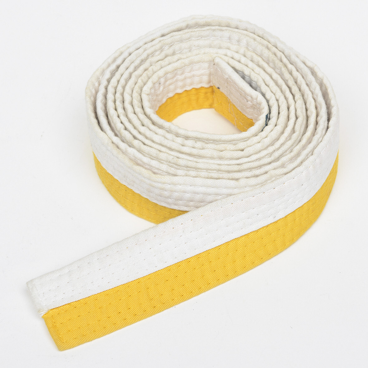 Cintura Kwon Judo Cintura Bianca Per Arti Marziali - Karate, Judo, Taekwondo, Cotone/Poliestere, Taglia Unica Cotone Poliestere - Foto 4