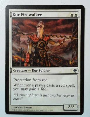Kor Firewalker *Uncommon* Magic MtG x1 Worldwake MP