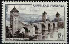 FRANCE  1955 PONT DE CAHORS YT n° 1039  Neuf ★★ luxe / MNH (A)