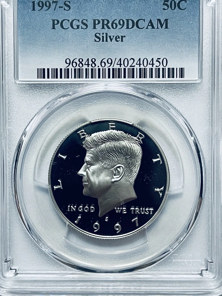 1997-S Kennedy Silver Half Dollar PCGS PR69DCAM - Image 3 of 4