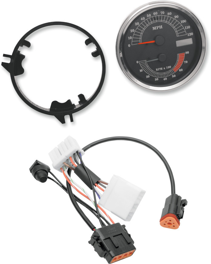 Drag Specialties MPH Speedometer Speedo Tach & Harness for Drag Specialties MPH Speedometer Speedo Tach & Harness for