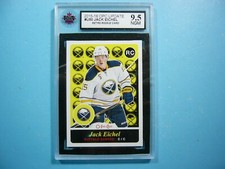 2015/16 O-PEE-CHEE UPDATE RETRO HOCKEY CARD #U50 JACK EICHEL ROOKIE KSA 9.5 OPC