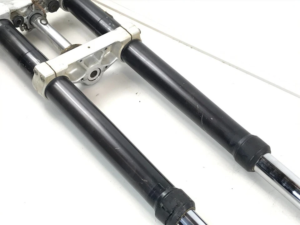 87 KTM 350 GS MXC OEM Horquillas Delanteras Amortiguadores Pierna Tubo Triple Árbol Suspensión Foto 3 de 4