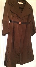 Marni Brown Jacket Coat Belt Size Eu 38 Us 4 S $2900