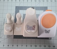 Martha Stewart Fiskars BUTTERFLY Paper Punches 4pcs