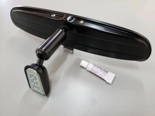 Classic Universal Black Steel Day Night Interior Rear View Mirror Chevy Ford
